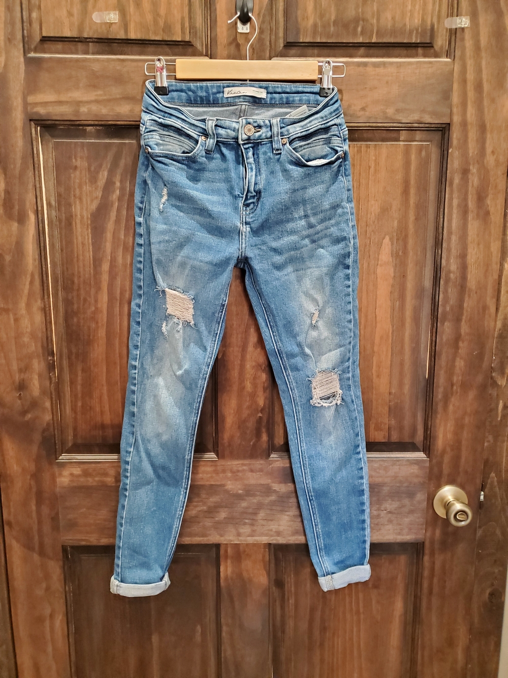 KanCan Light Blue Distressed Skinny Jeans